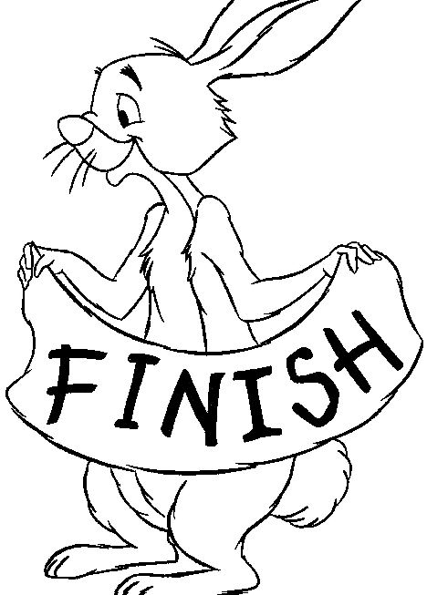 Kids-n-fun.com | 14 coloring pages of Winnie the Pooh and Rabbit